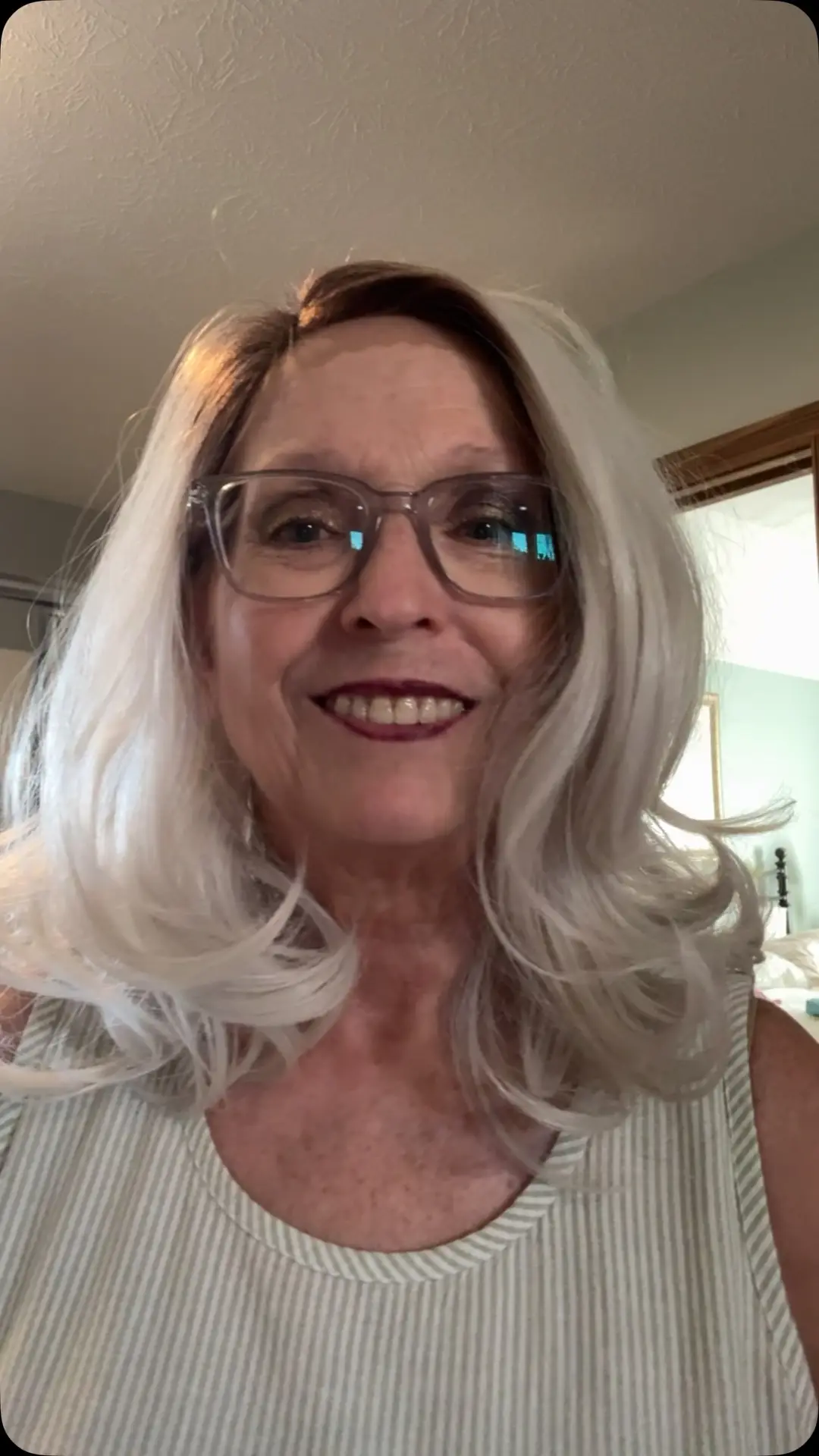 Thank you @glamvigorwig for this glorious hair!  This is the hair I should have had, and now I do!  Watch for her to show up on the blog!  #glamvigorwig #glamvigor #helperhair #thehairishouldhavehad #over60andfabulous