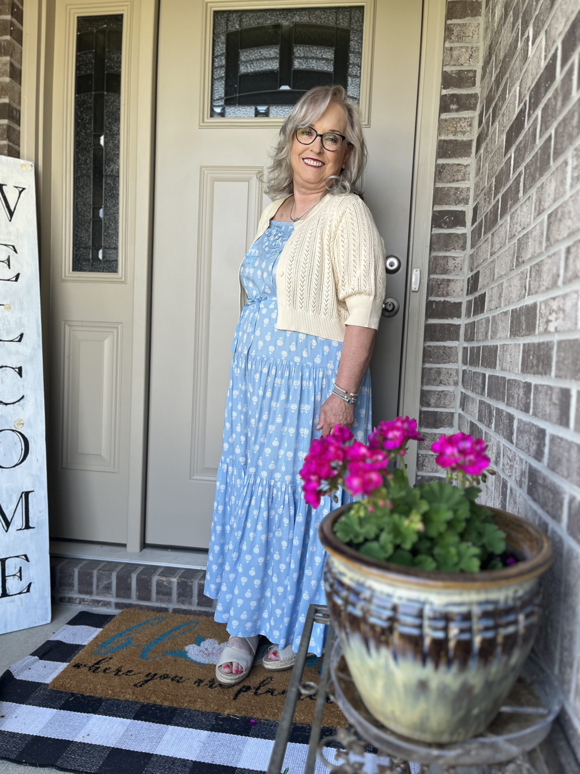 Katie Trim Tiered Maxi Dress main image 0