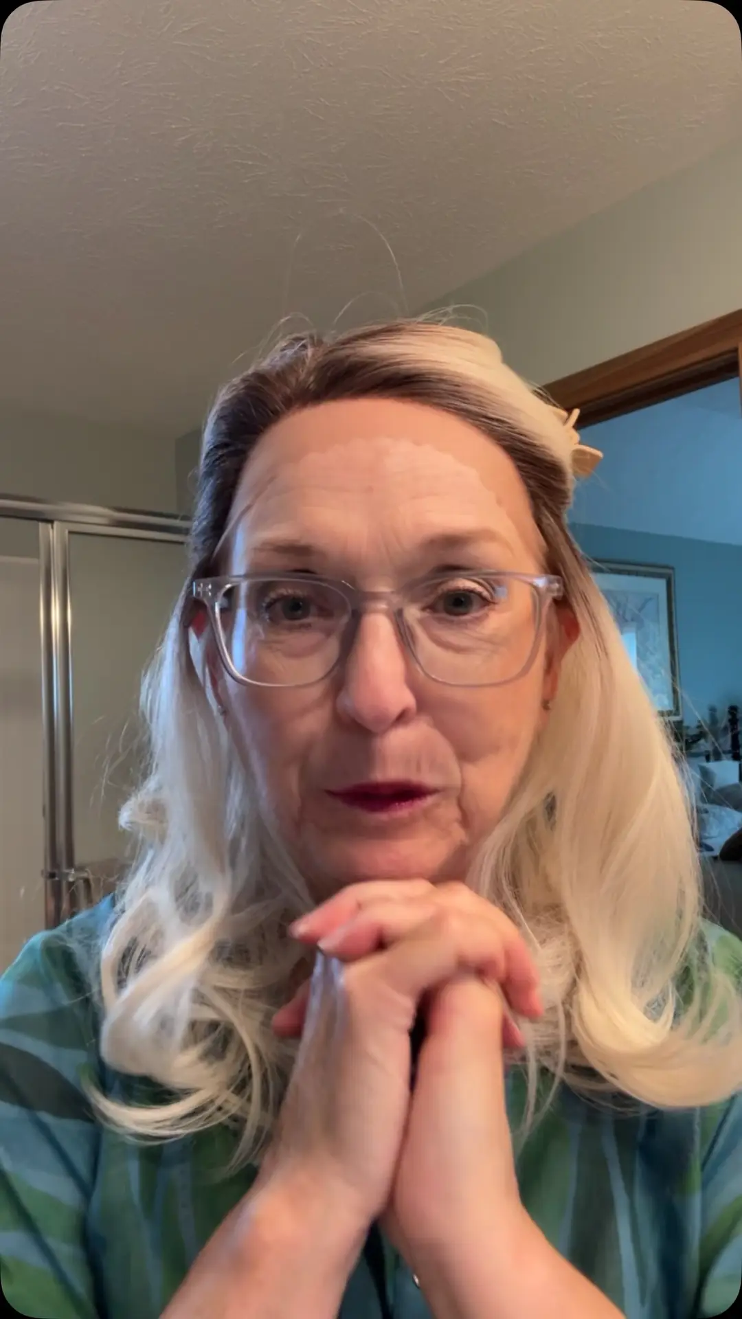 Well, I ran out of time. But I continued to add powder at the hairline, and it has made a big difference.  So, I guess that makes this part one. This is the OMBRE Silver with Side Bangs wig, GLP047{gifted}  Stay tuned for Part 2! #glamvigorwig #helperhair #cuttingthelace #oversixtyandfabulous #wiglife